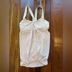 lululemon athletica Light Pink Built-In Bra Tank